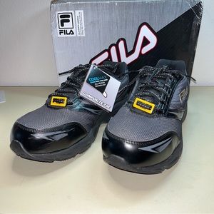 Fila Women Memory Meiera 2 Slip Resistant Composite Toe MemoryFoam Work Shoes 10